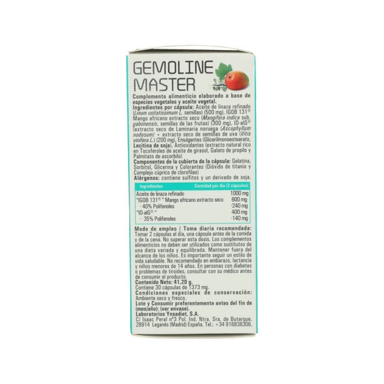 Ynsadiet gemoline master 30 gélules