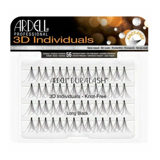 Ardell Faux Cils 3D Individuels Long Black 56uts