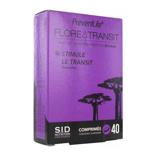 SID Nutrition Preventlife Flore et Transit 40 comprimés