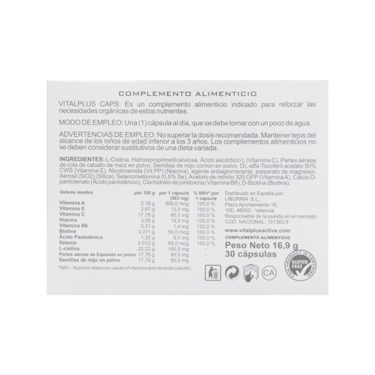 Vital Plus 30 gélules