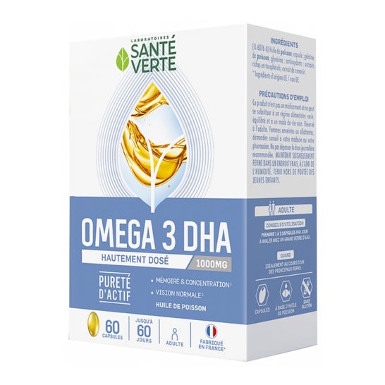 Santé Verte Omega3 Dha 60 Capsules