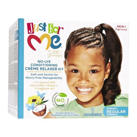 Just For Me No-Lye Conditioning Relaxer Kit Kid Regular
