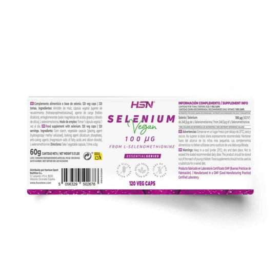 HSN L-seleniometionina 100mcg Selenio 120vcaps
