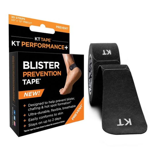 Kt Tape Kt Blister Prevention Tape Noir 30uts