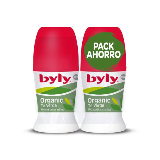 Byly Déodorant Extra Frais Biologique à Bille 2x50ml