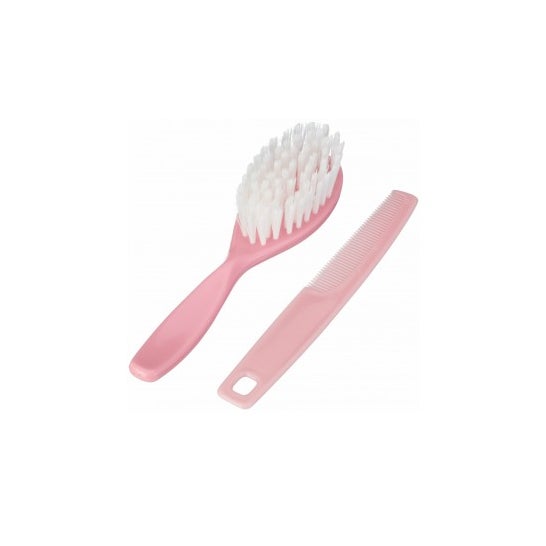 Suavinex™ set cepillo y peine rosa