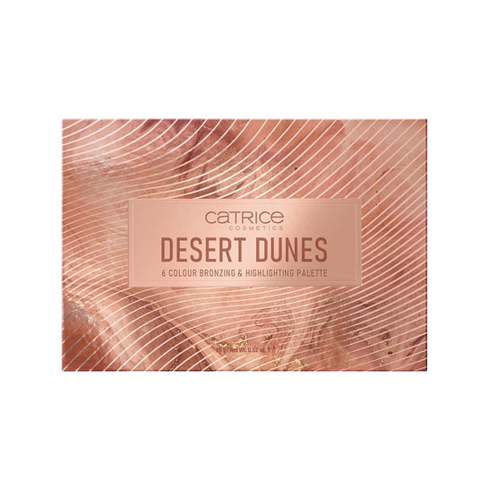 Catrice Desert Dunes 6 couleurs, palette bronzante et éclairante