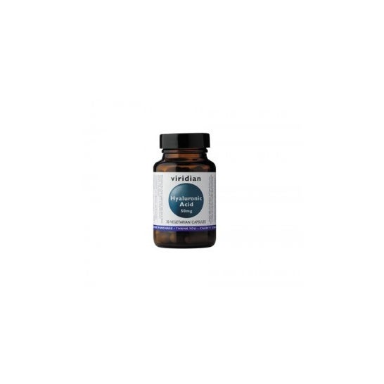 Viridian ácido hialurónico 50mg 30cáps 50mg 30cáps