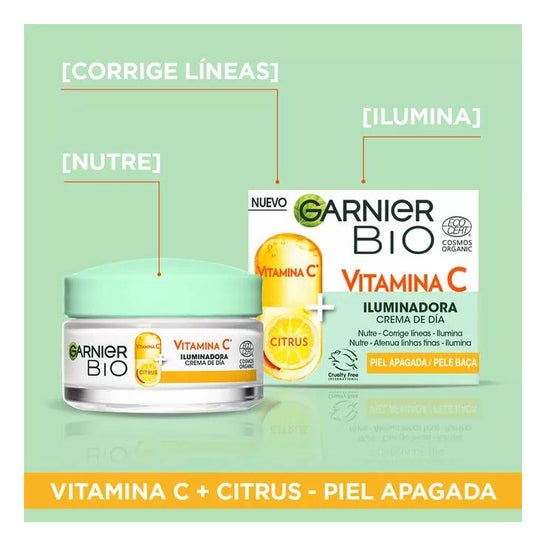Garnier Bio Vitamine C Crème Jour Illuminatrice 50ml Garnier Bio Vitamine C Crème Jour Illuminatrice 50ml