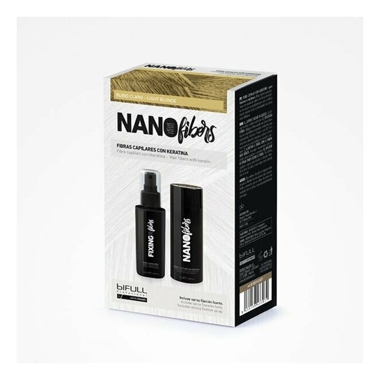 Bifull Nanofibers Kit Fibres Capillaires Kératine Blond Clair