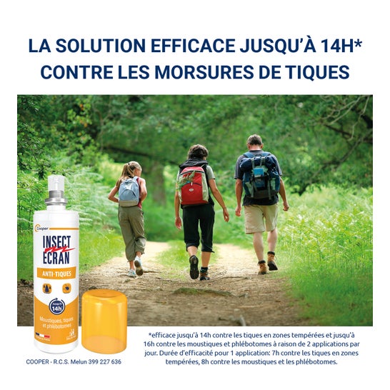 Insect Écran Anti-Tiques Spray 100ml