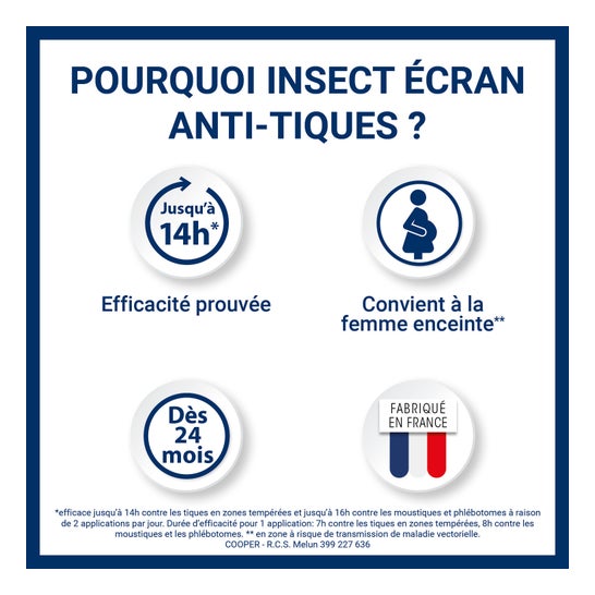 Insect Écran Anti-Tiques Spray 100ml