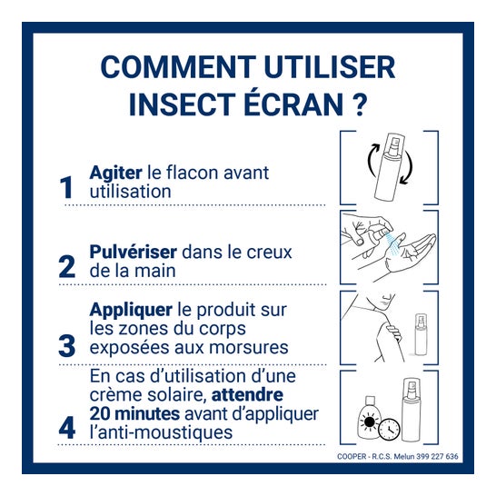 Insect Écran Anti-Tiques Spray 100ml