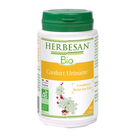 Herbesan Confort Urinaire Cranberry et Reine des Près Bio 90 gélules
