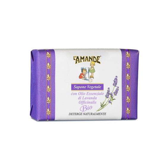 L'Amande Mars Savon Végétal Lavande Bio 200g