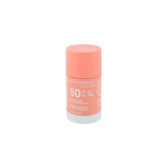 Alphanova Daily Sun Glow Stick Solaire Spf50 Visage Bio 17ml