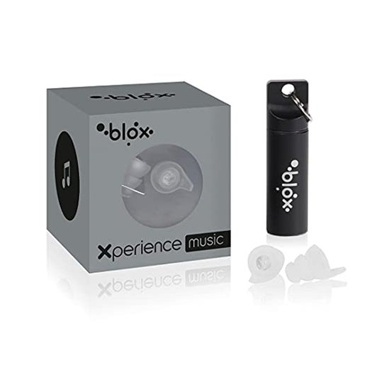 Blox Xperience Music Tapones Oídos Transparente 1 Par