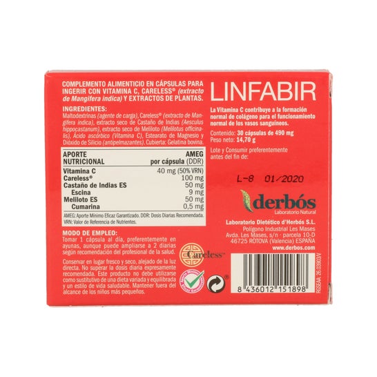 Derbos Linfabir 30Caps