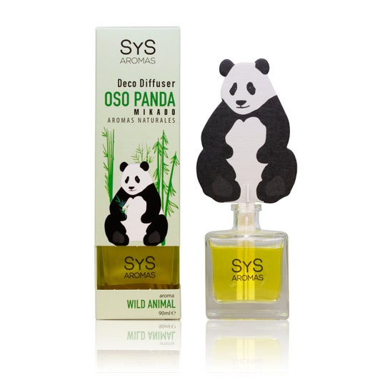 SYS Diffuseur de parfum d'ambiance Animal sauvage Panda Bear 90ml