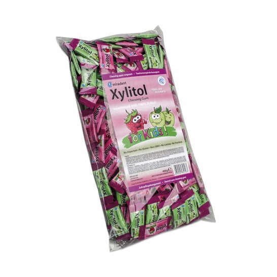 Achat Miradent Xylitol Chewing Gum for Kids fraise 30 pce en ligne