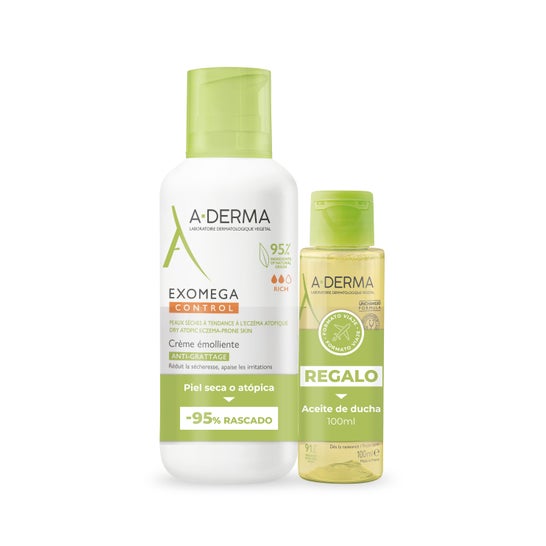 A-Derma Pack Exomega Control Crème 400ml + Huile Lavante 100ml