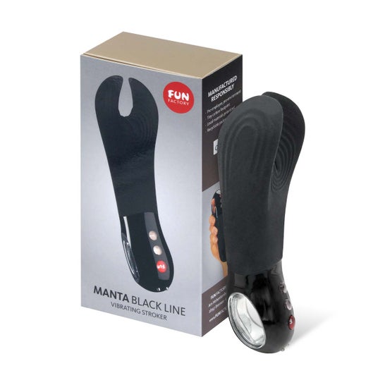 Fun Factory Manta Black Line Vibrating Stoker Black 1ut