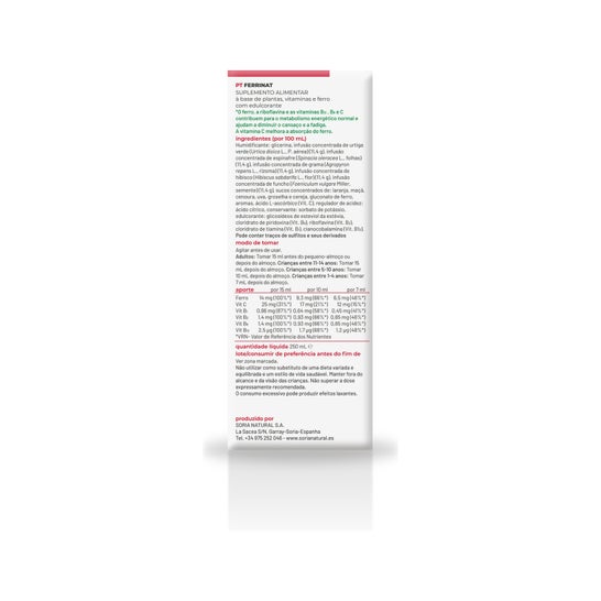 Soria Natural Ferrinat 250ml