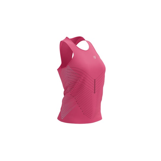 Compressport Performance Singlet W Hot Pink Aqua Taille M 1ut