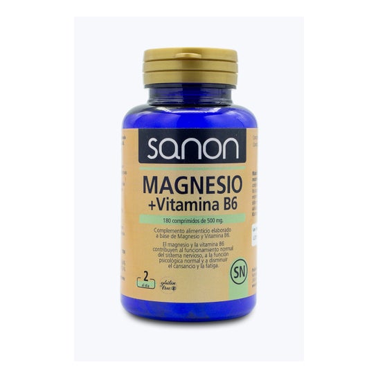 Sanon Magnesio + Vitamina B6 180 Capsules