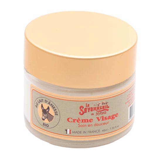 La Savonnerie de Nyons Crème Visage Lait d'Anesse Bio 40ml