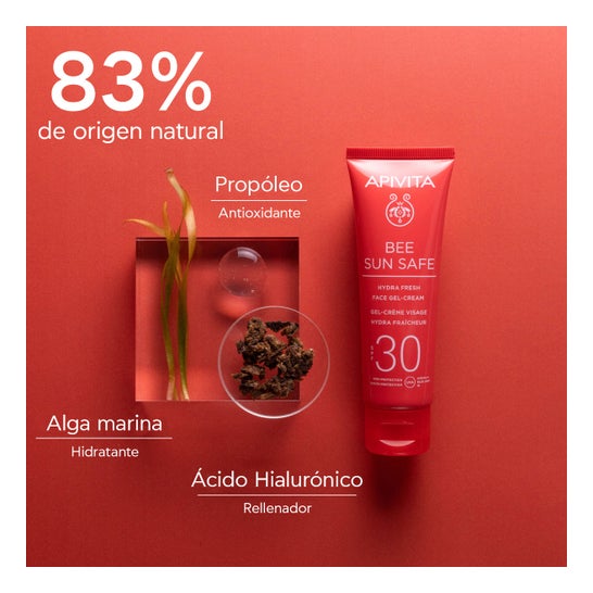 Apivita Bee Sun Safe Hydra Fresh Gel-Crème Visage SPF30 50 ml