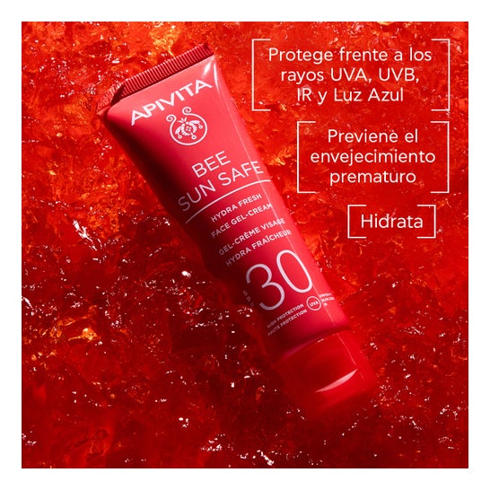 Apivita Bee Sun Safe Hydra Fresh Gel-Crème Visage SPF30 50 ml