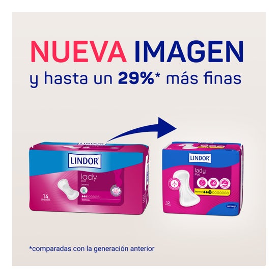 Lindor Lady Pad Normal Pads 12 unités