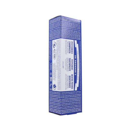 Dr. Bronner's Dentifrice Menthe Poivrée 140g