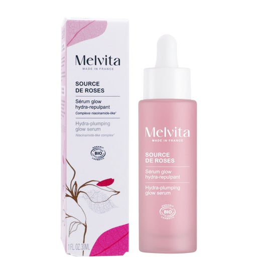 Melvita Source de Roses Sérum Glow Hydra Repulpant Bio 30 ml