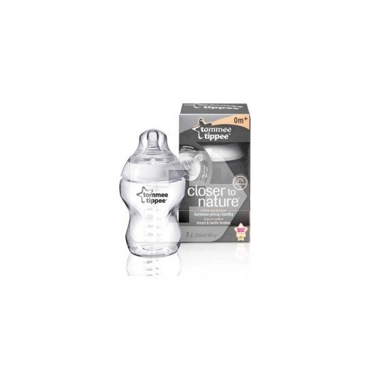 Tommee Tippee flacon tétine silicone 260ml 1ud