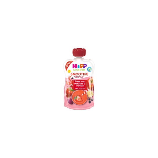 HiPP Bio Smoothie Fraise Pomme Banane 120 ml