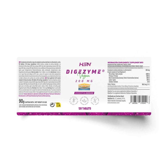 HSN Digezyme® 200mg 120comp
