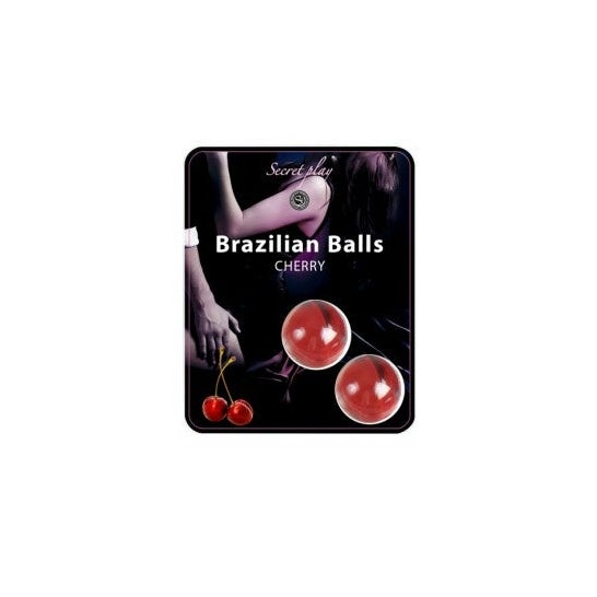 Secret Play Set 2 Balles Brésiliennes Cherry Aroma 8 Gr