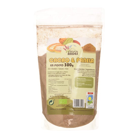 El Oro de los Andes Poudre de Cacao & Panela 300g