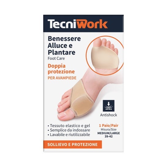 Tecniwork Forefoot Protection Big Toe Gel 1 Paire