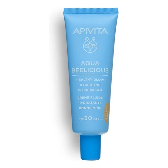 Apivita Aqua Beelicious Crema Fluida Iluminadora Hidratante SPF30 Color 40ml