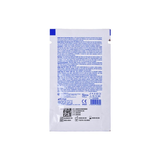 Konix Gel Brûlures Stérile First Aid Burn Gel 100 Sachets