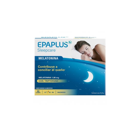 Epaplus Sleepcare Mélatonine avec tryptophane 60 comprimés