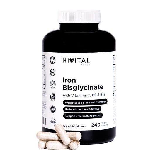 Hivital Foods Iron Bisglycinate 240 Capsules