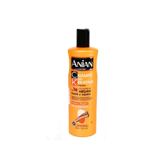 Anian Liquid Keratin Shampoo Argan Shea & Jojoba Oil 400ml
