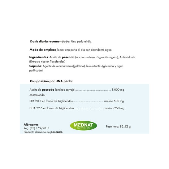 Mednat Oméga 3 TG 60 Gélules