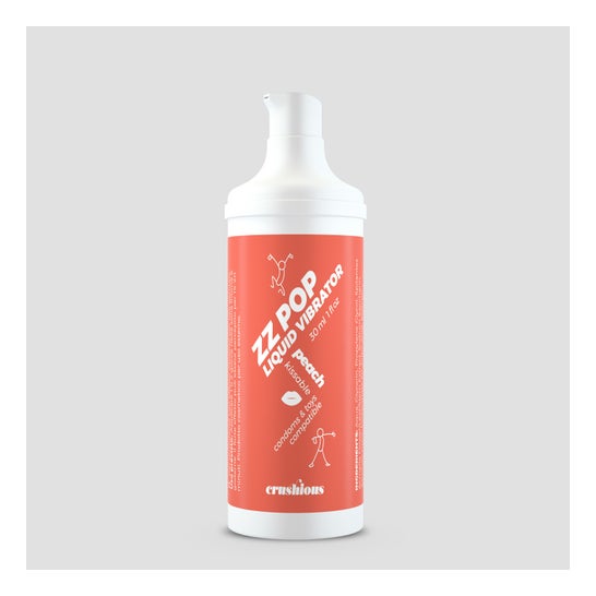 Crushious Liquide Vibrateur Zz Pop Pêche 30ml