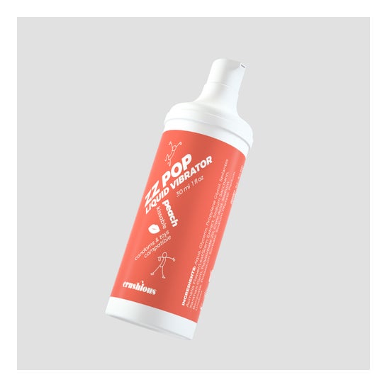 Crushious Liquide Vibrateur Zz Pop Pêche 30ml