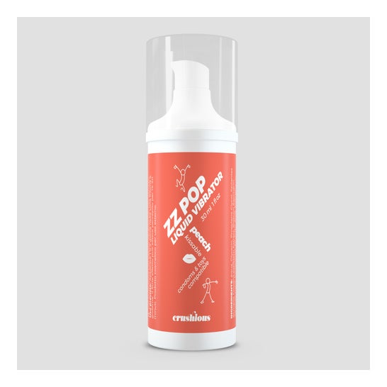 Crushious Liquide Vibrateur Zz Pop Pêche 30ml